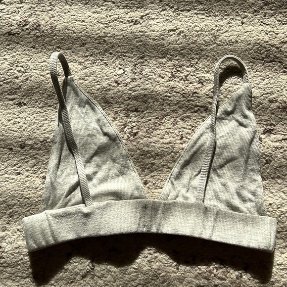 Joah Brown pearl gray triangle bra - Picture 9 of 9